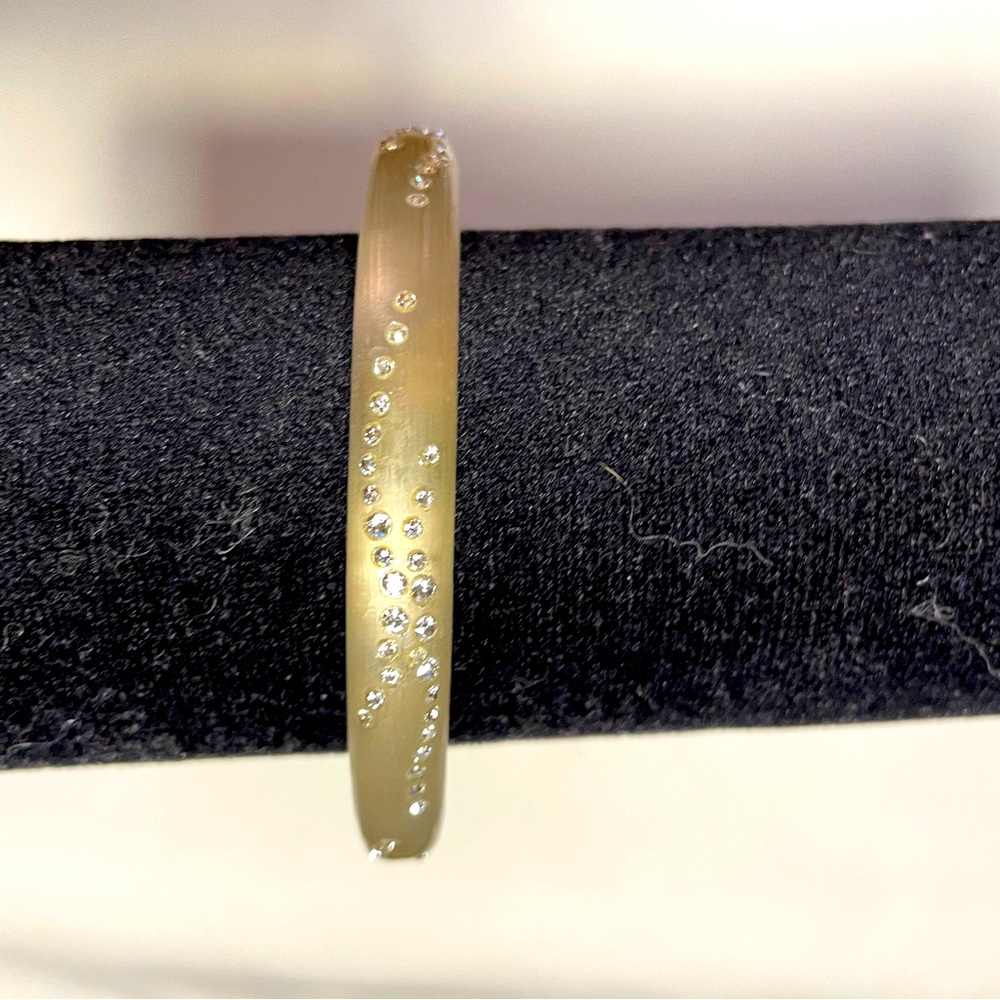 NWOT ALEXIS BITTAR  Gold and rhinestones bracelet.